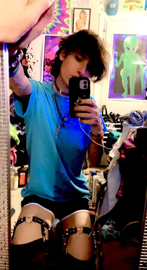 🛸💙🖤💙🖤🛸 by TheStrayAlien