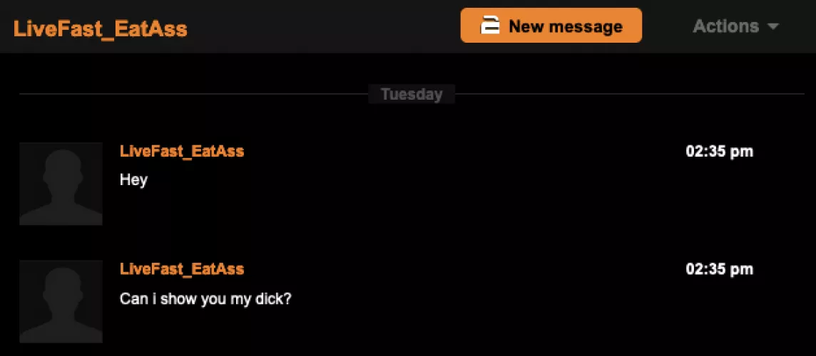 1000s like this every day...very original and every woman's fantasy, I bet by SideBoobCollector