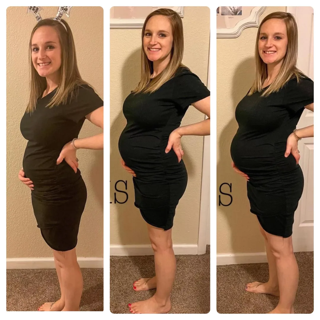 14 weeks, 20 weeks, 28 weeks with my second! by preggyallie