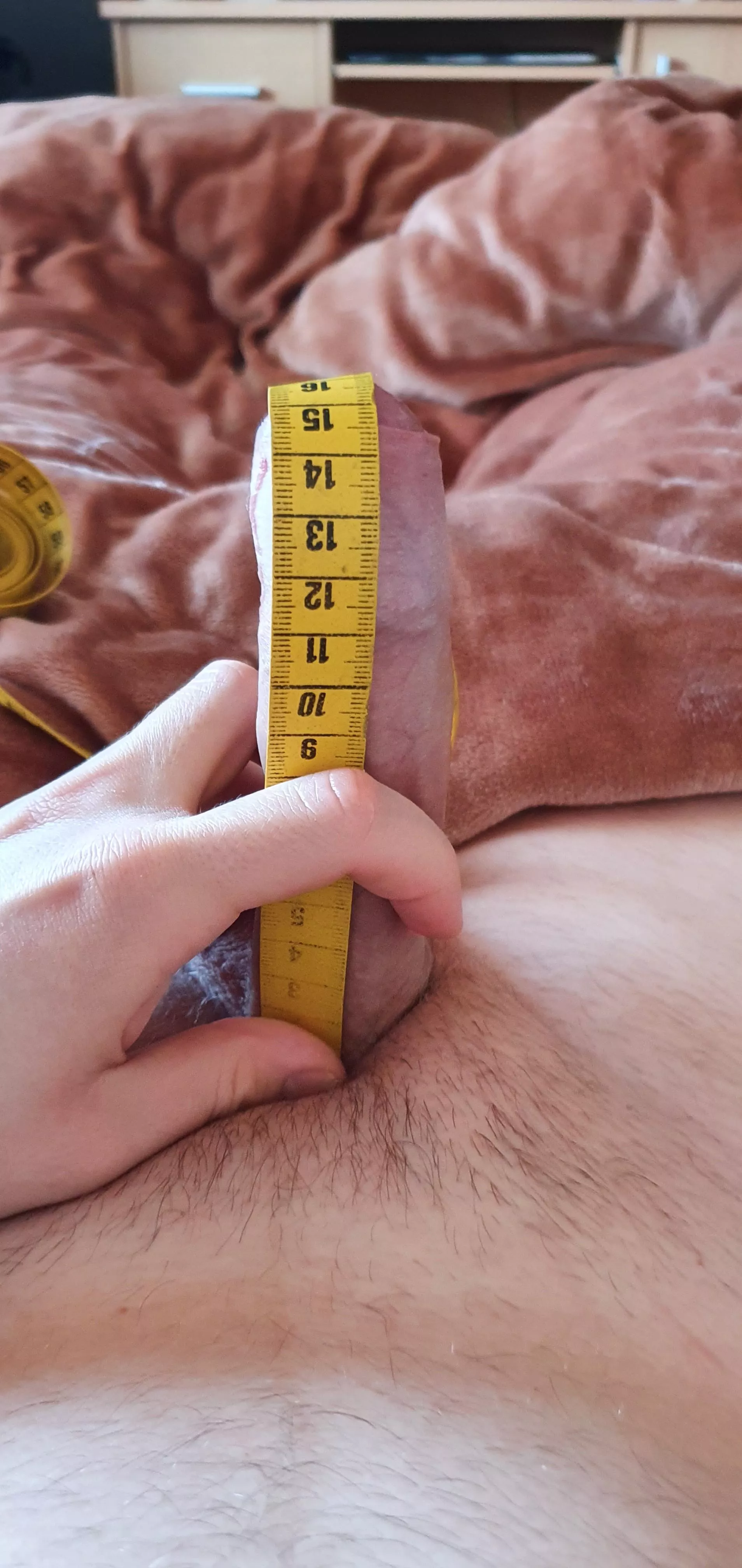 15 cm / 6 inches of my virgin cock ready for duty 😀 posted by -curious-boy-