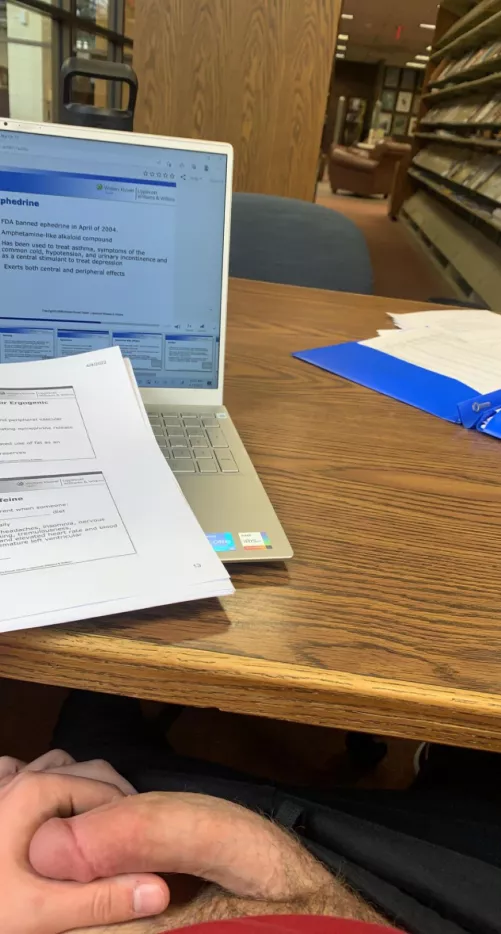 18 college student bored in the library trying to do some homework and got very horny. Tell me what you think:) Pms Open by Whip_3131