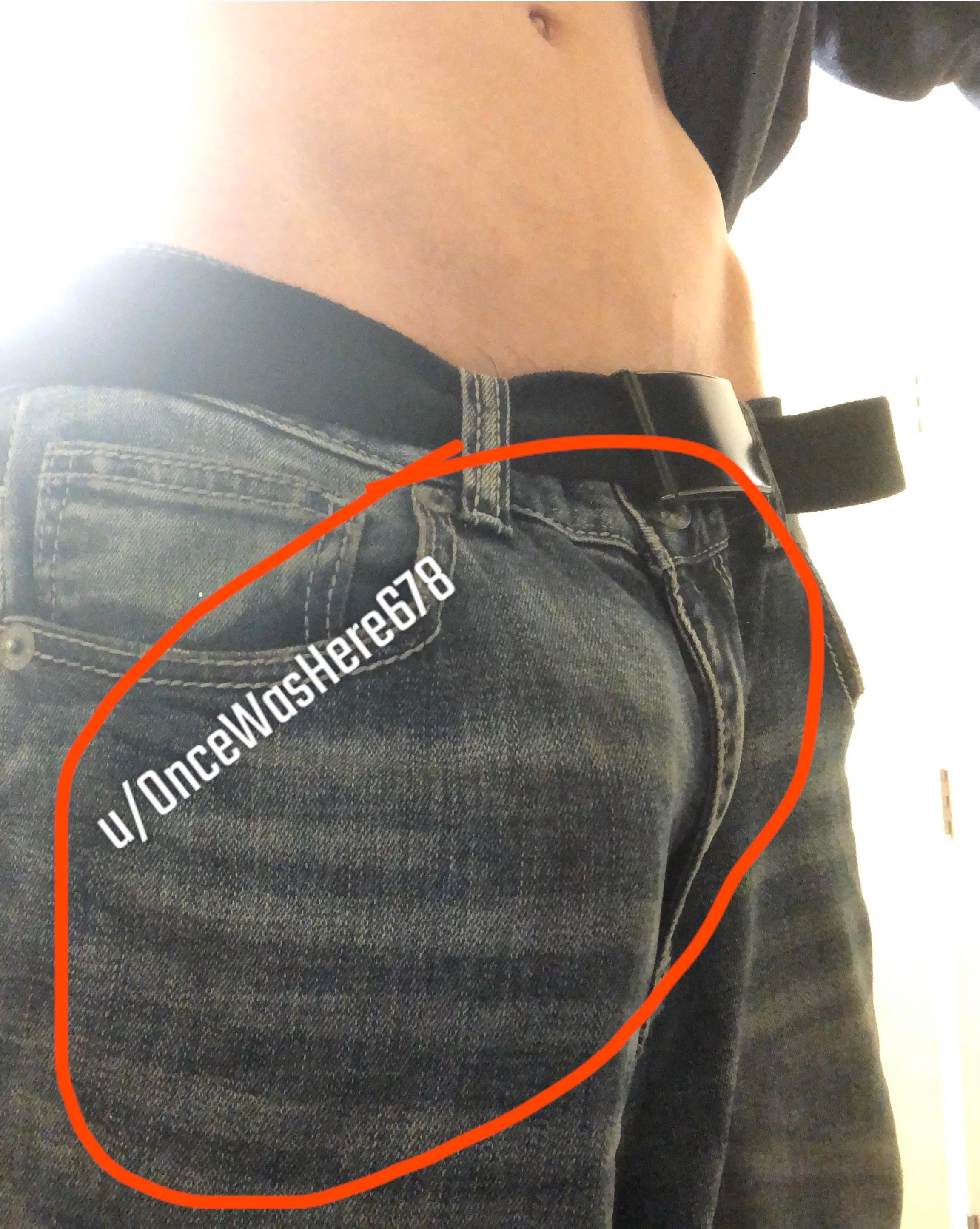 (18) Glad it’s not too easy to see, I’m at work :P posted by OnceWasHere678