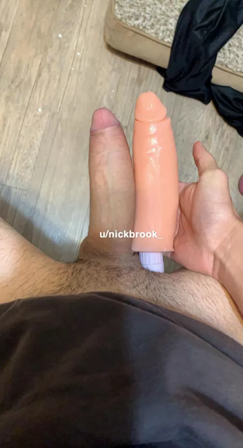 (19) you can rate either my cock or the clone I made of it yesterday 😋 by nickbrook_