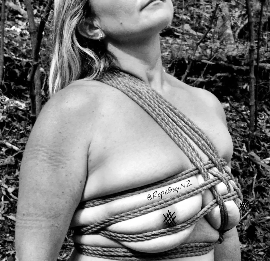 1st tie in the bush with Ropeguynz posted by mysteryjayne