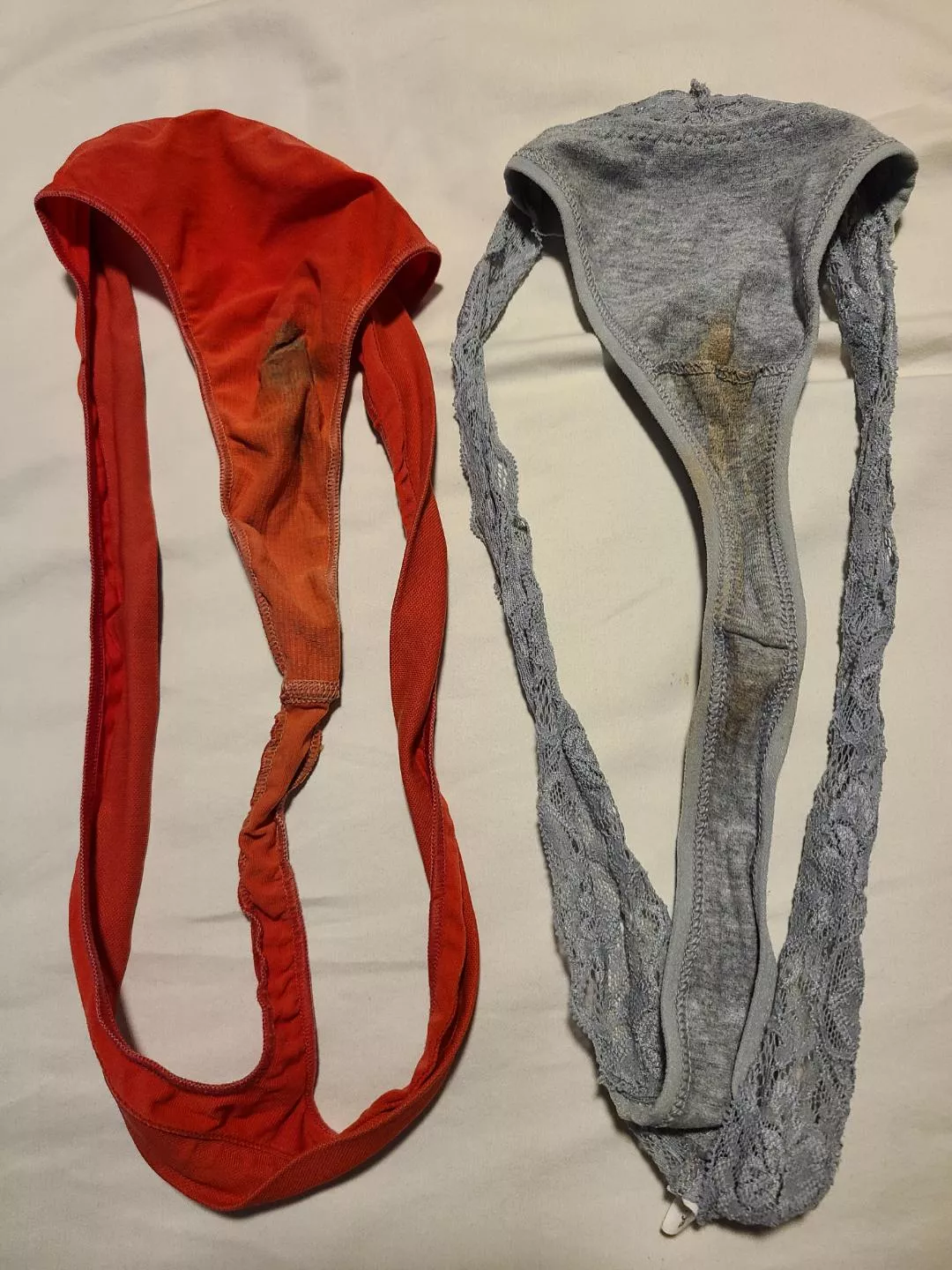 2 of my sexy thongs nice and dirty 😜 posted by drummer3088