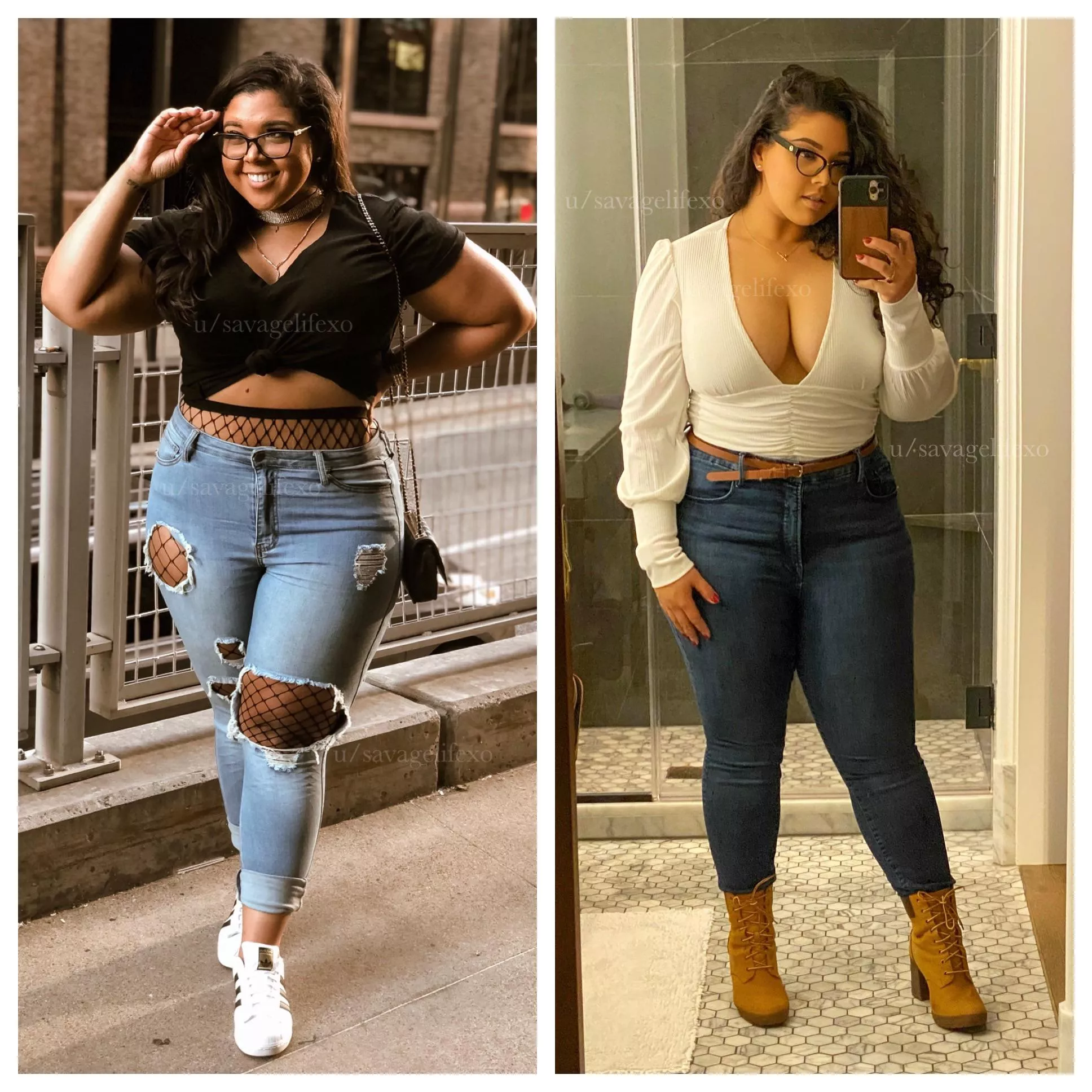 2 year transformation ⚡️ down 35 lbs, lip filler, 695cc silicone implants, & a little lip filler. Working out 4x a week with a trainer. Bigger tits, lipo, & j-plasma scheduled for late fall. posted by savagelifexo