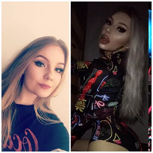 2018 vs 2022👱🏻‍♀️✨ by charlotteventurax