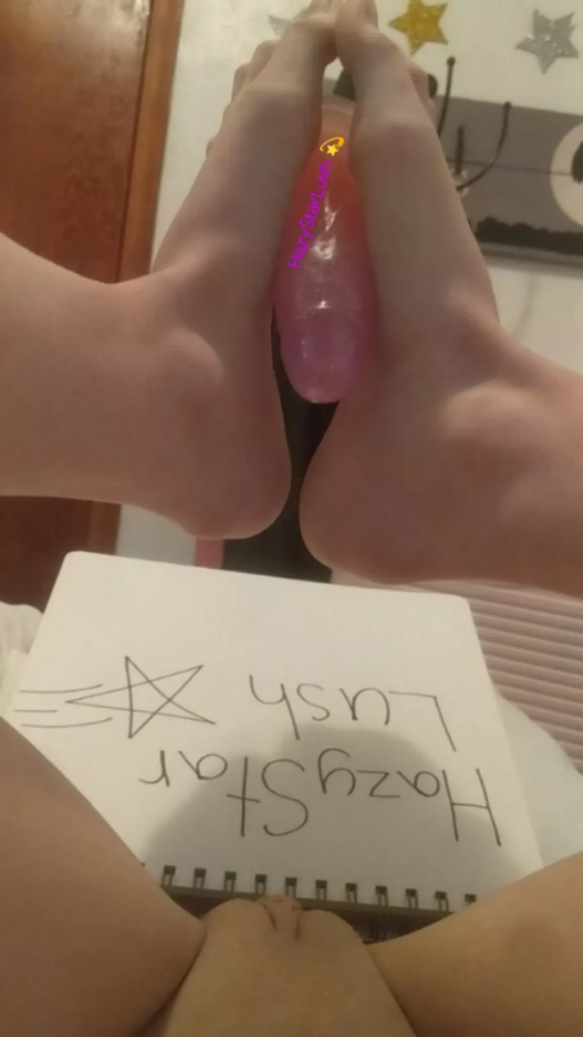 21F 99lb Virgin- I kinda have long feet sorry?😅 posted by HazyStarLush