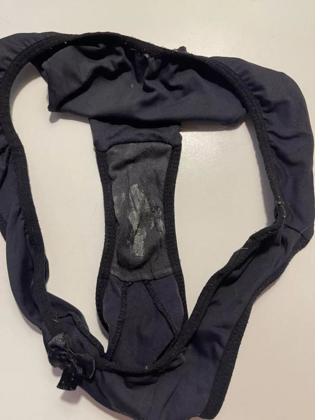 24 hours wearing. posted by onlyfans_latina93