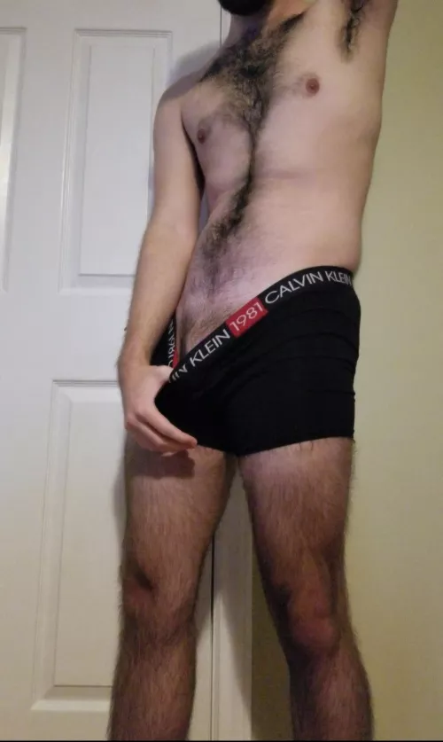 (24) pull it down and let my cock flop out by hornyoffmain669