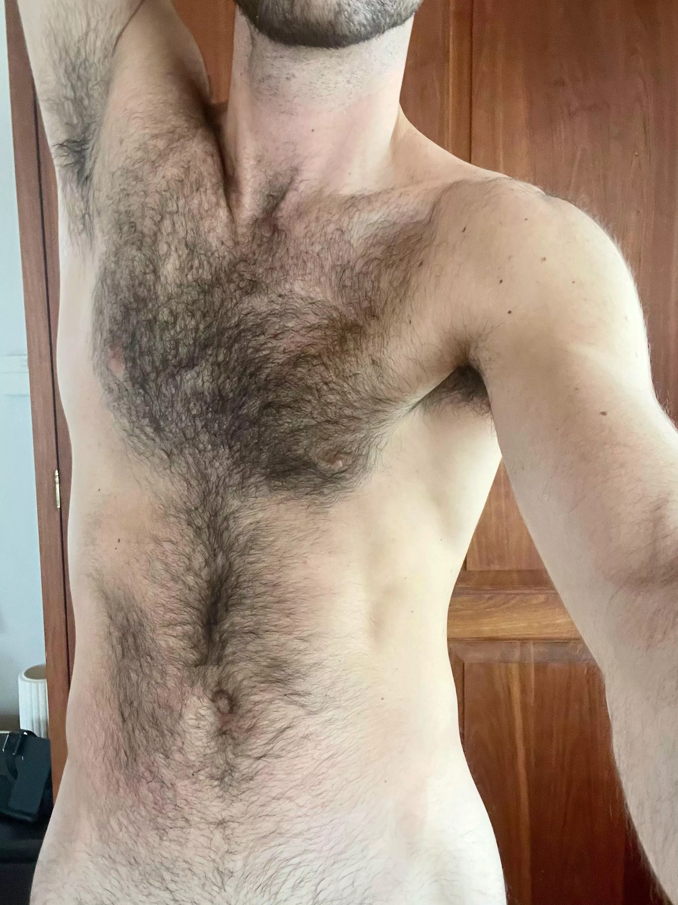2.5 months of body hair growth, except beard posted by No-Performer8782