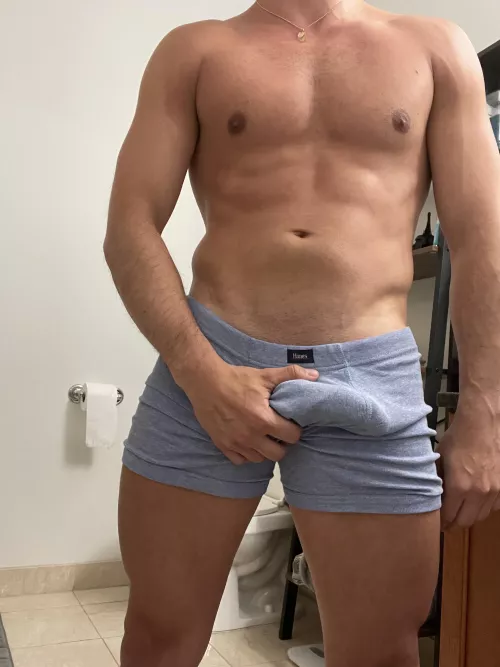 (25) Wearing my roommates underwear 😜 by Upjock_26