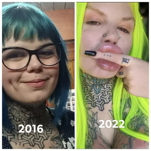 26 vs 32 plus I've got 1,100cc implants, a split tongue and more 😘 by SindySchism666