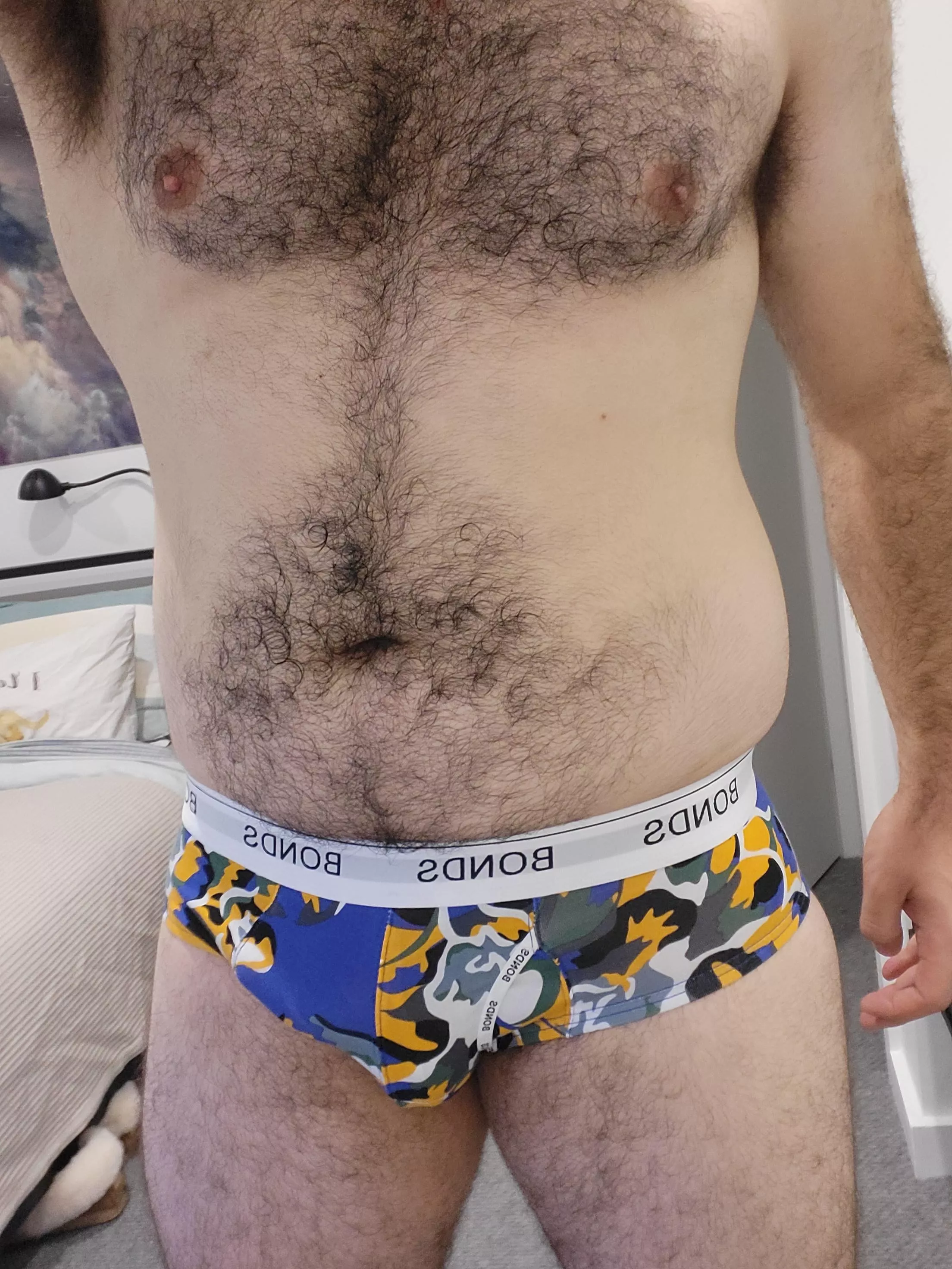 [29M] loved the pattern on these Bonds, and they fit just right posted by B-Thor