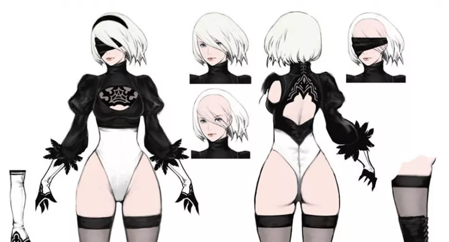 2B concept art by Greek-God88
