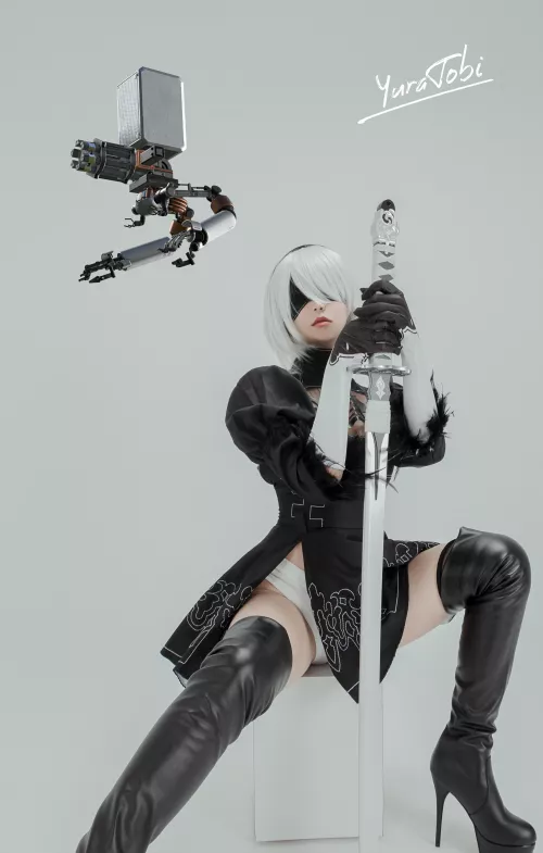 2B From Nier Automata - by Yuratobii by Yuratobii