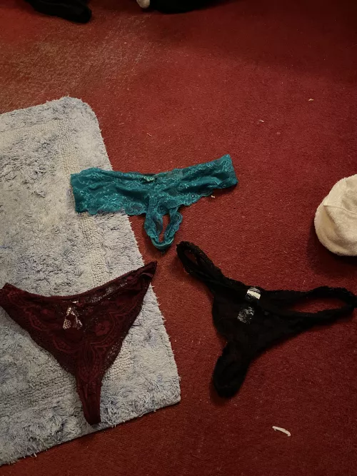 3 days of used panties in the hamper. Hmu to see more by Manner-Adventurous