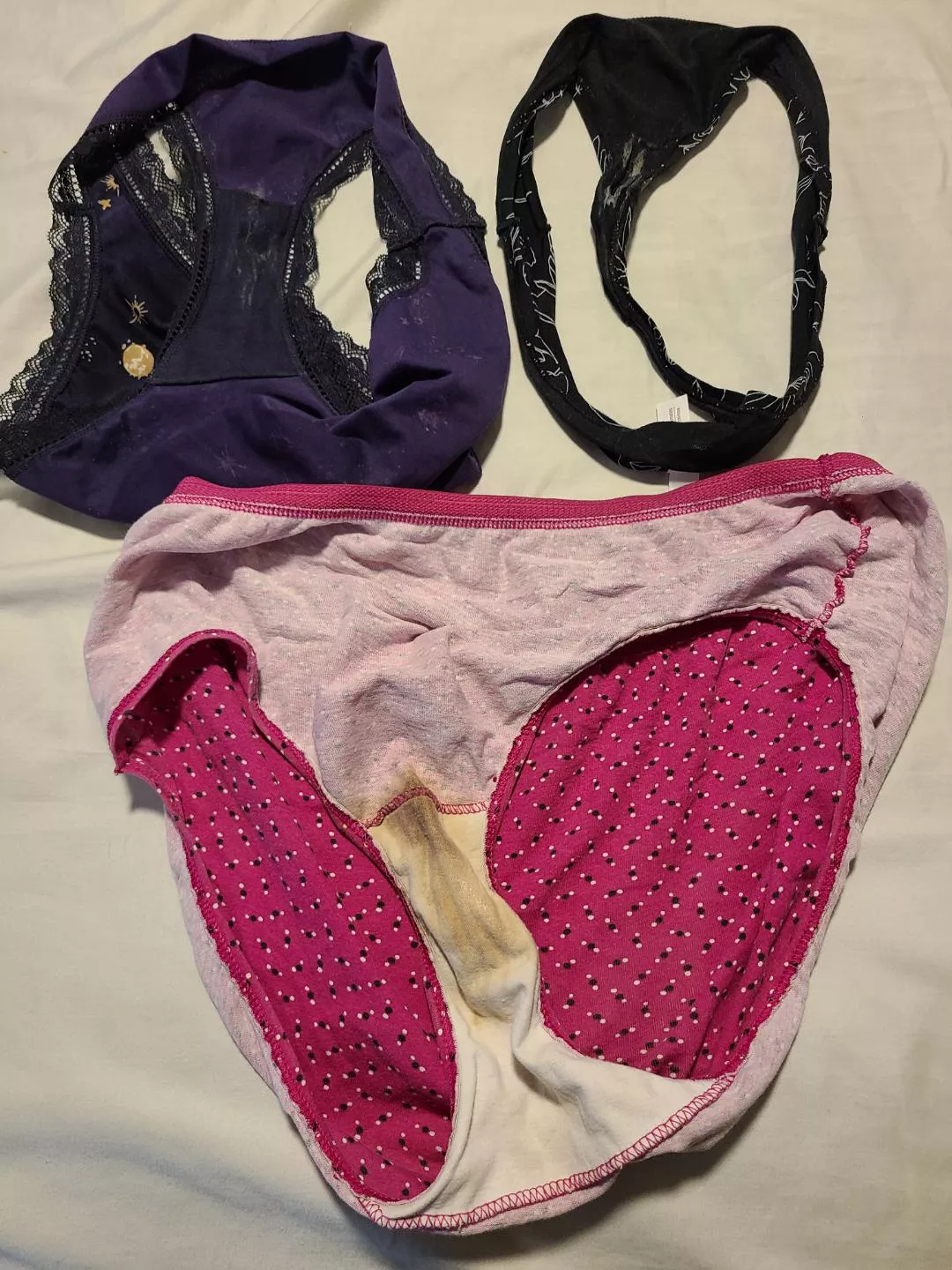 3 of my dirty panties from this week :) posted by drummer3088