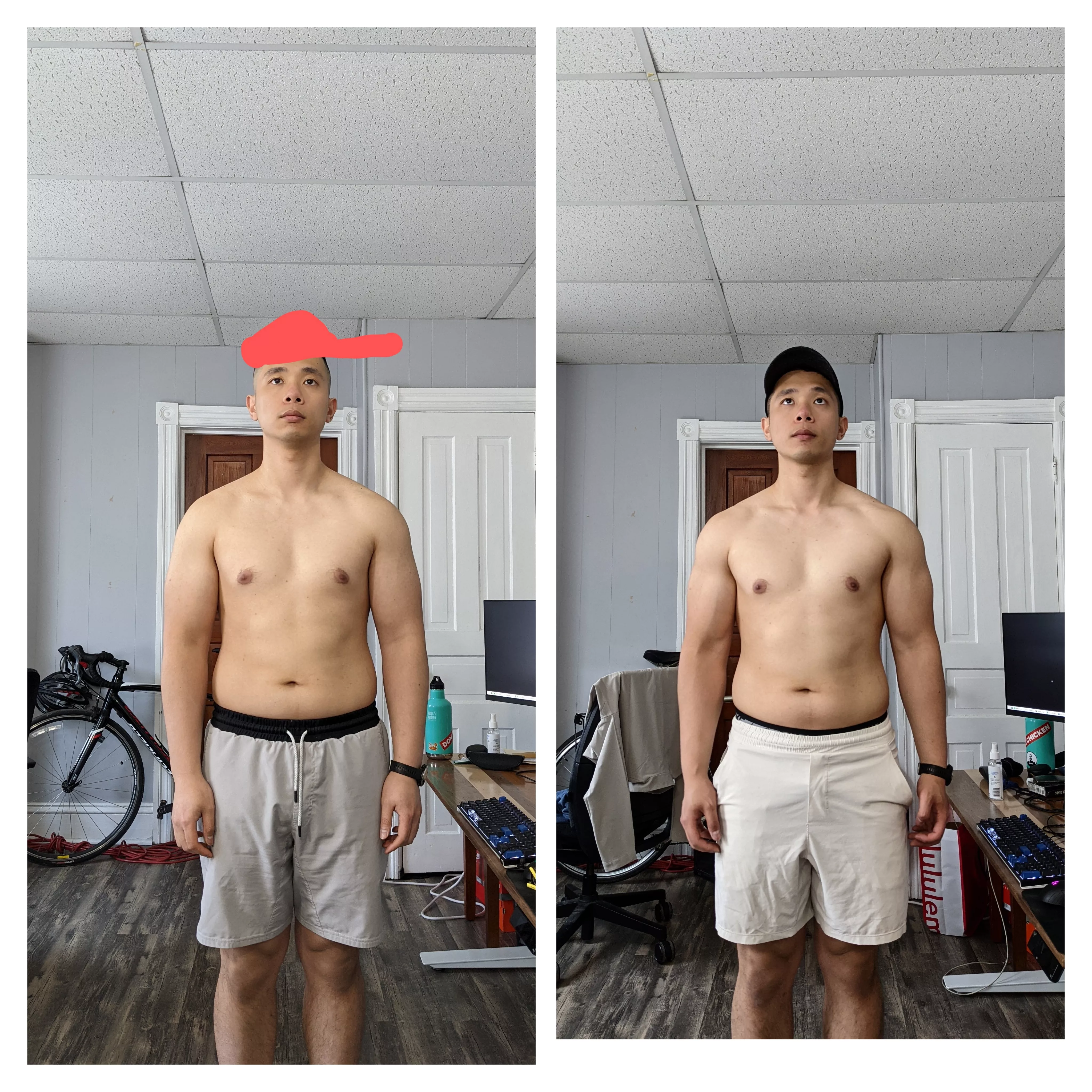 3 weeks of cutting, 5-6 more weeks to go posted by SofaKingAsian