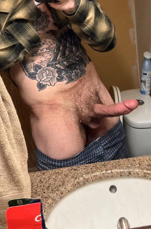 [30m] horny as fuck! Anyone up and stroking pm’s and comments encouraged! by porkchopexpress19