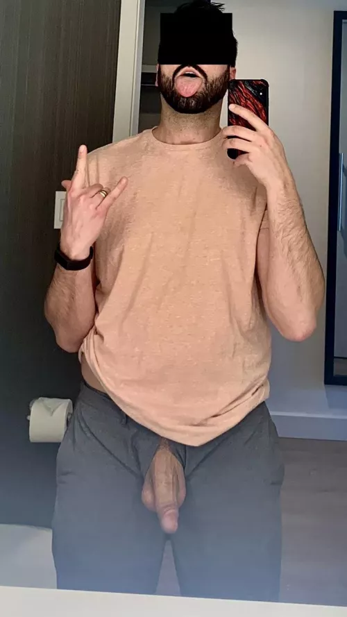 (31) Rock out with your cock out. DMs open by YngHngDad29