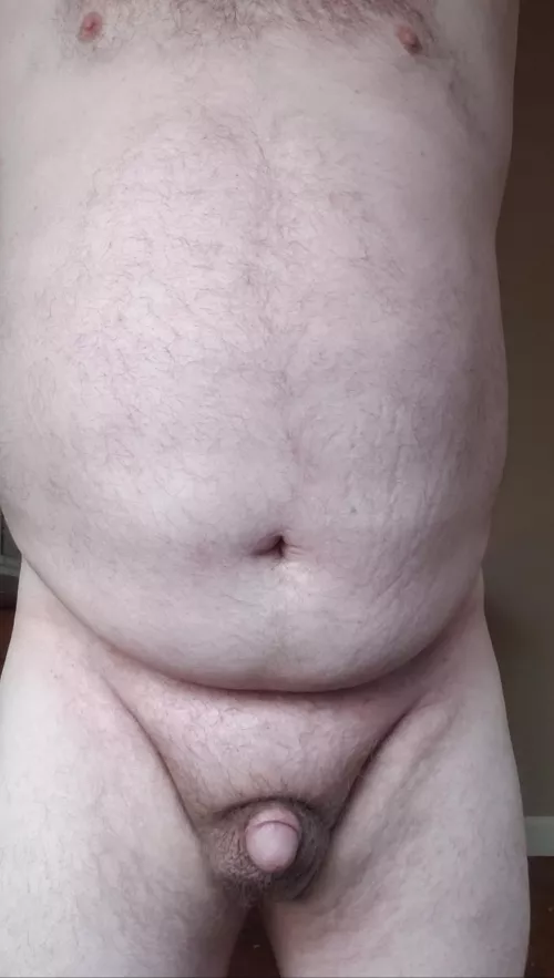 33, 240, 5'5. my normal nude. nothing impressive, rather embarrassing by Small_schlong88