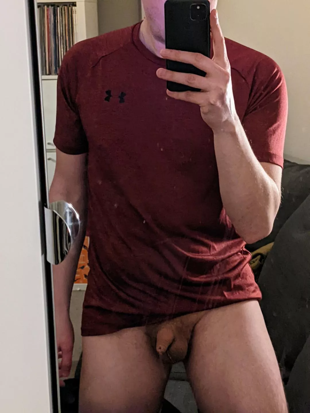(34) post-gym tiny one, and some precum... posted by aurora87nsfw