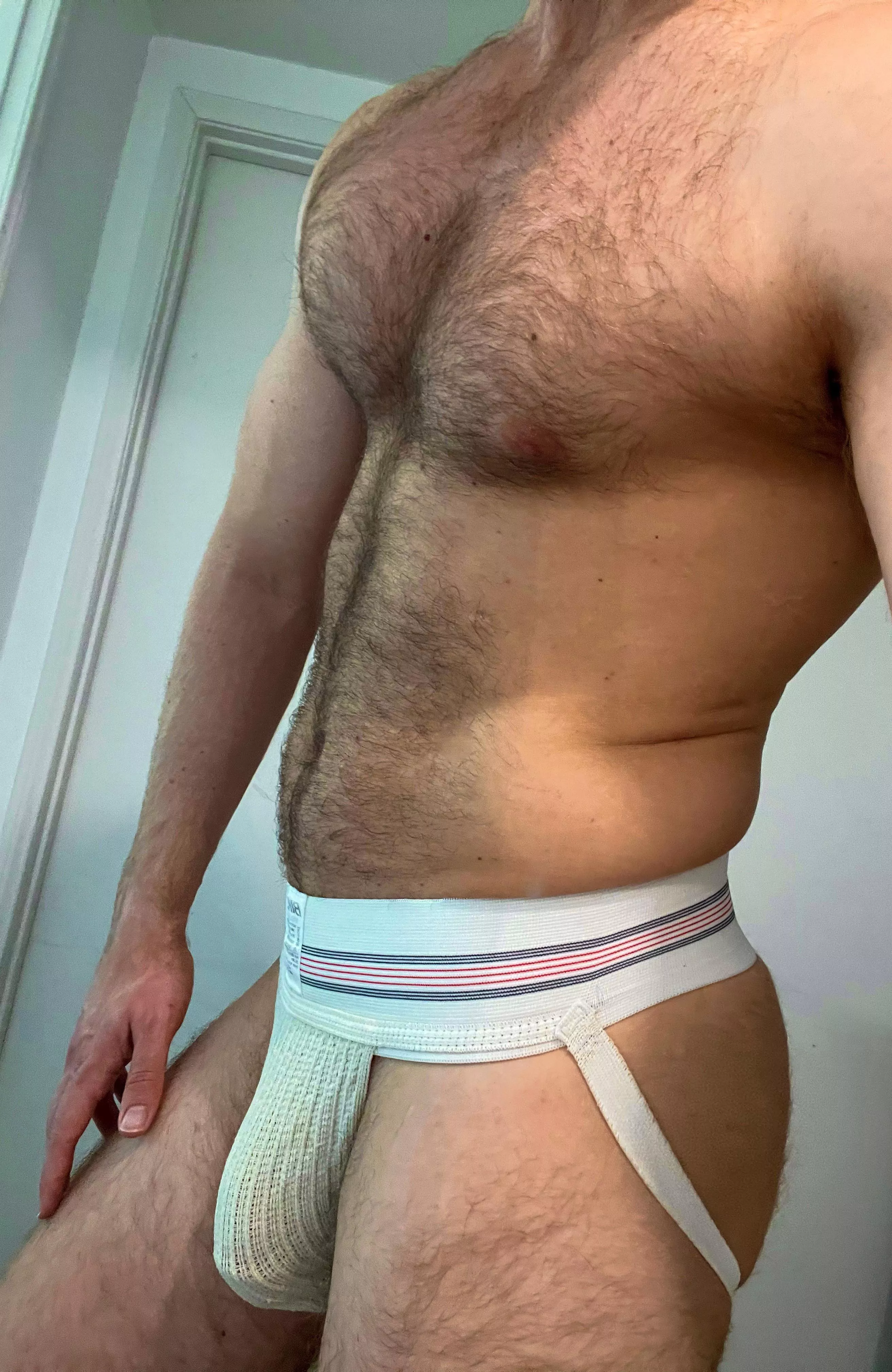 [35] Jockstrap from my college days still fits like a glove 💪🏼 posted by HairyJock87