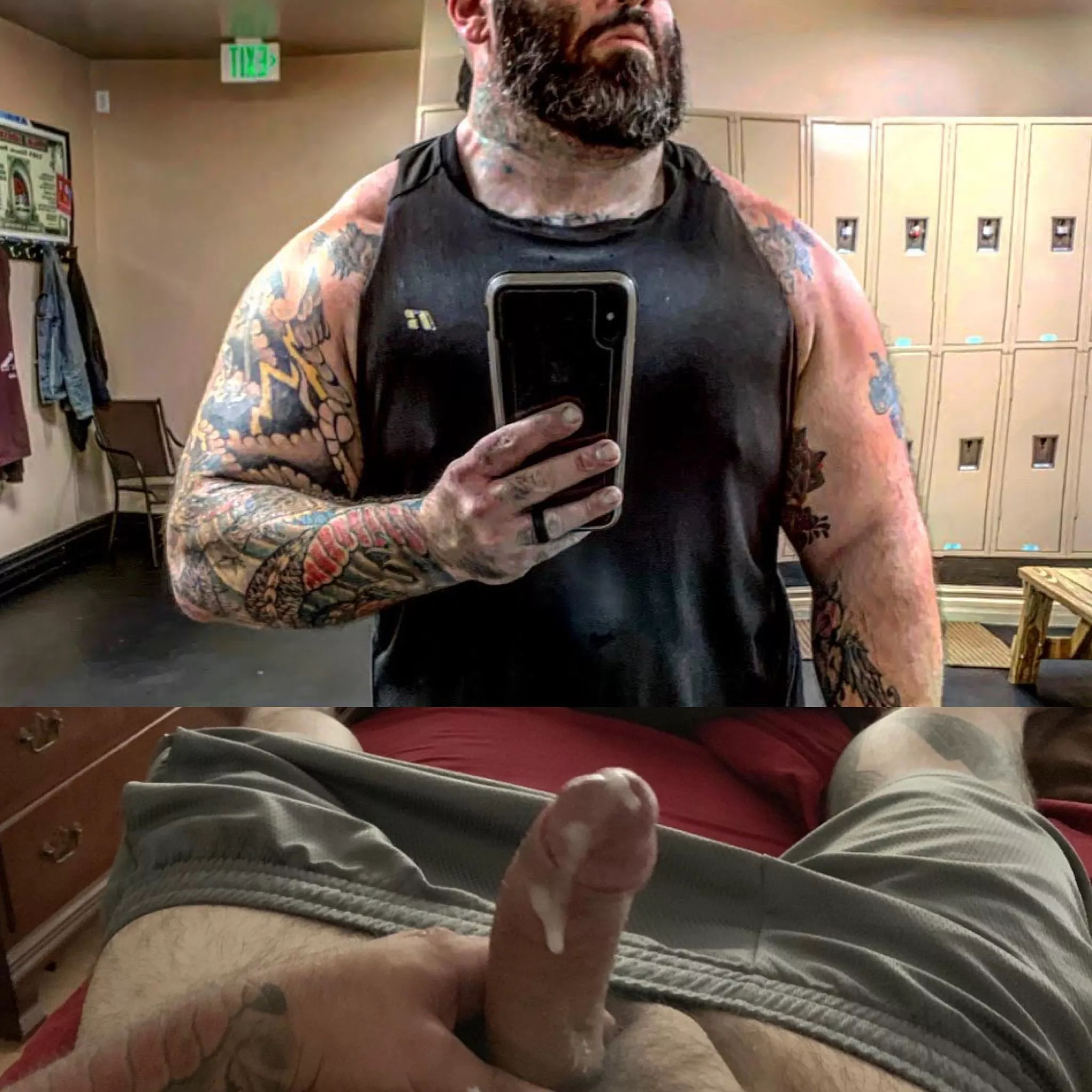 (36) good morning from my cum covered cock posted by Uncut_giant