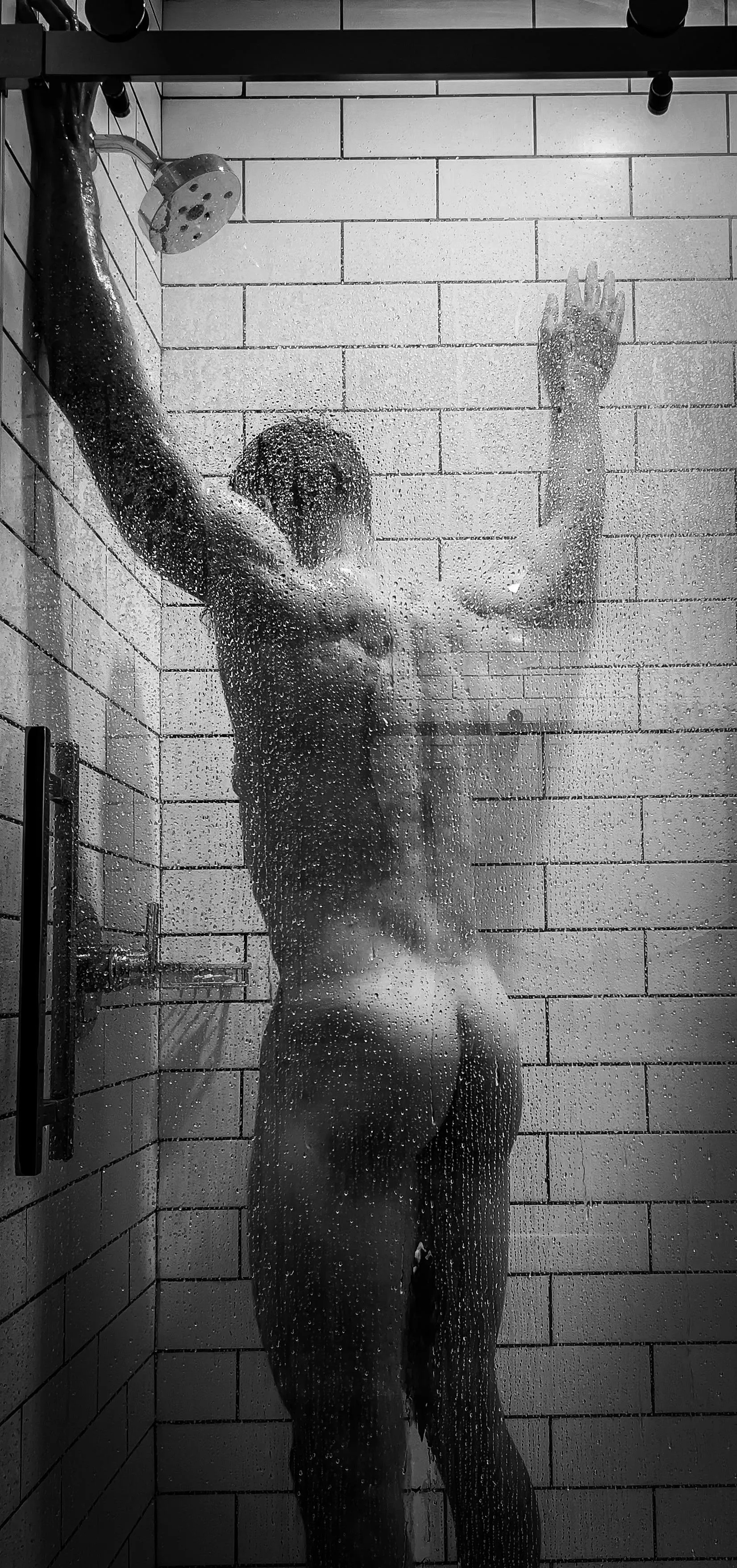 [39] In honor of Friday the 13th; here’s me in the shower with my back turned. Because I’m pretty sure that’s how someone gets murdered in almost every slasher film. posted by LivingLife858