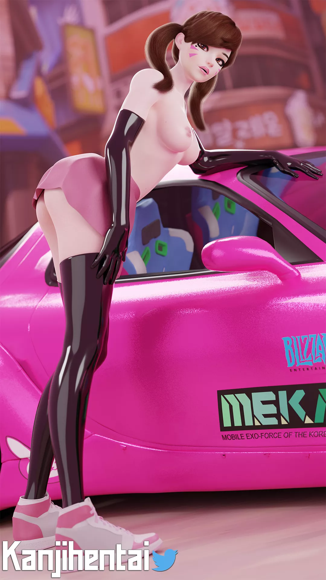 3D Dva in sexy Latex (KanjiHentai) posted by KanjiHentai