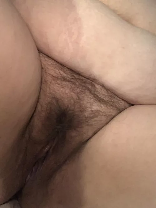 4 months worth of growth would you eat my hairy kitty by Upbeat_Match5591