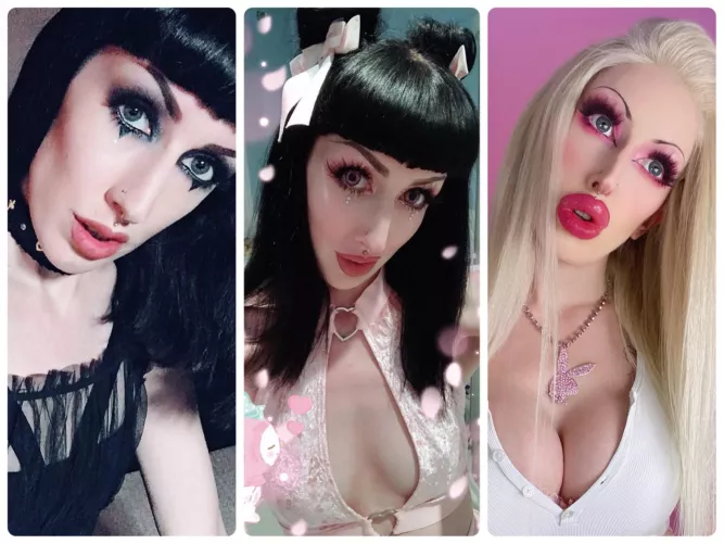 4 years, 3 years and a recent pic! by babygirl_lune