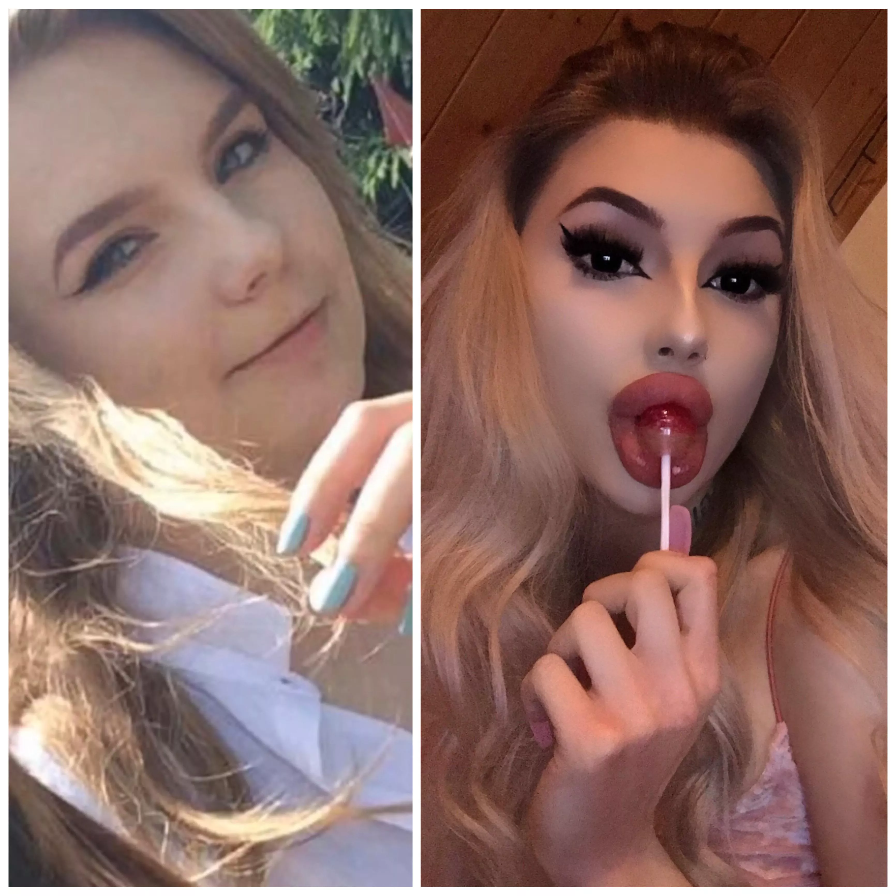 4 years difference 🤪😈 posted by charlotteventurax