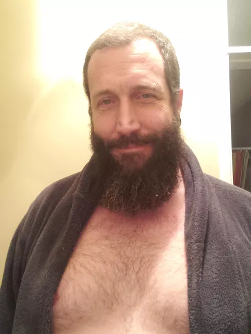 (40s) I love watching my beard go grey. by harlanparamore