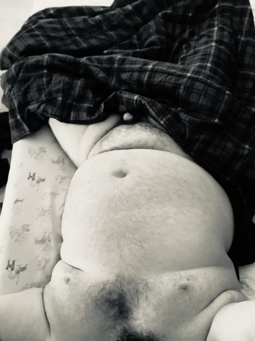 [42] my sexy bhm body laying in bed this morning by introvertedbhm