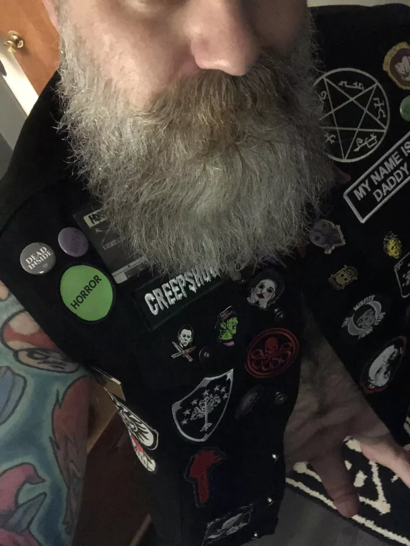 [43]M. Been a while. Been working on my horror vest posted by GreyBeardedHorcrux