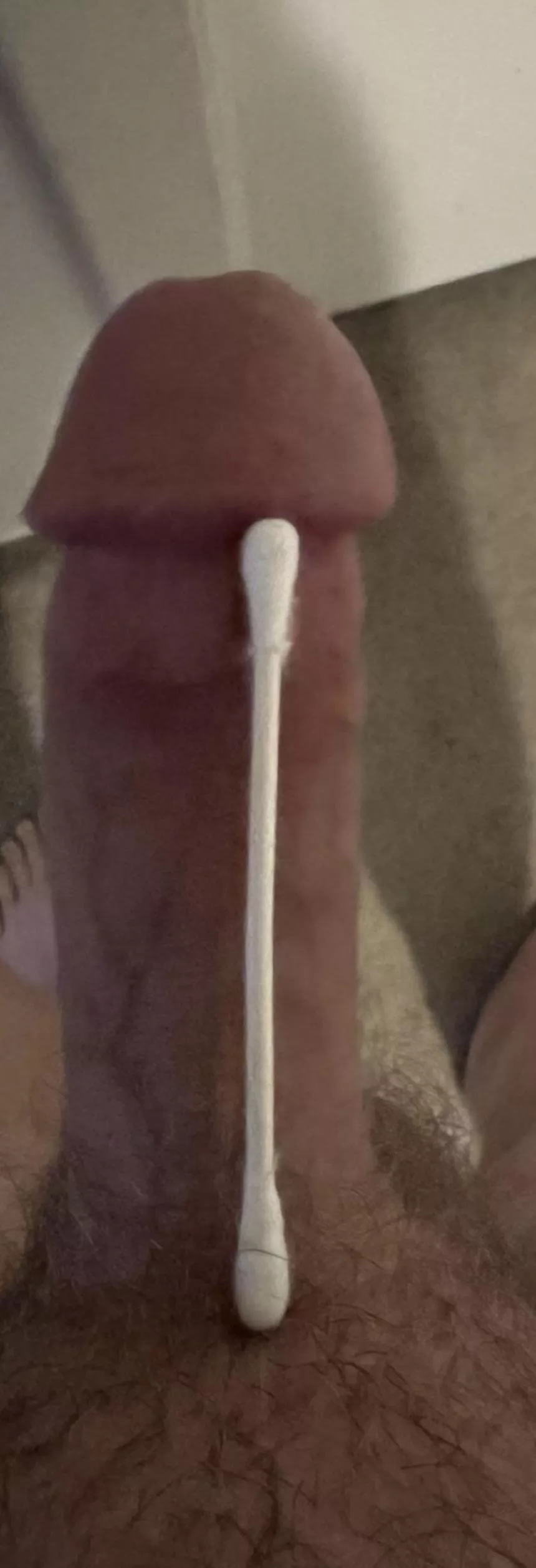 4-5” or so. Enjoy bigger ones. posted by smallpp45