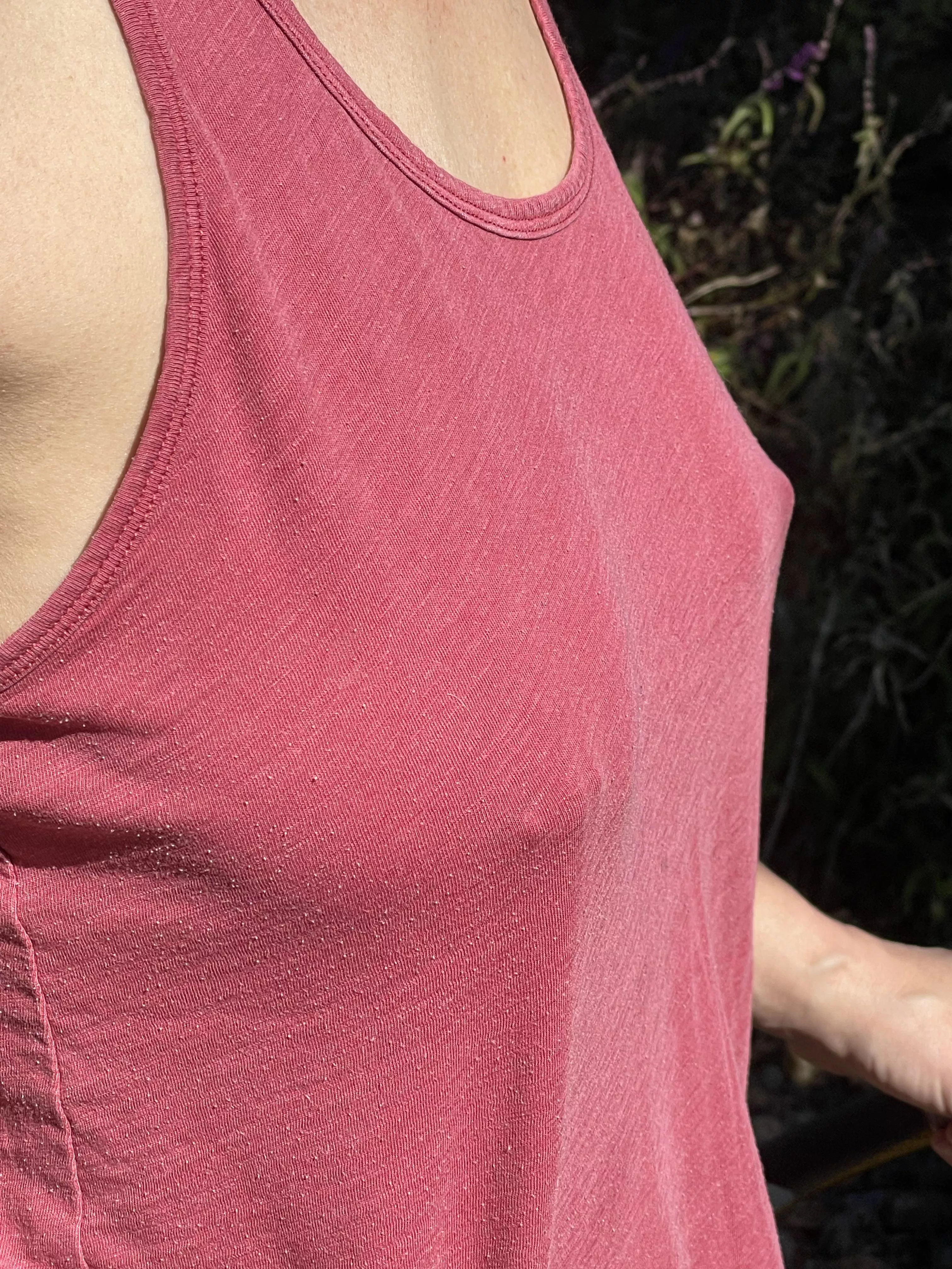50F can see her nipple rings through her shirt posted by MiddleAgedSxLvr