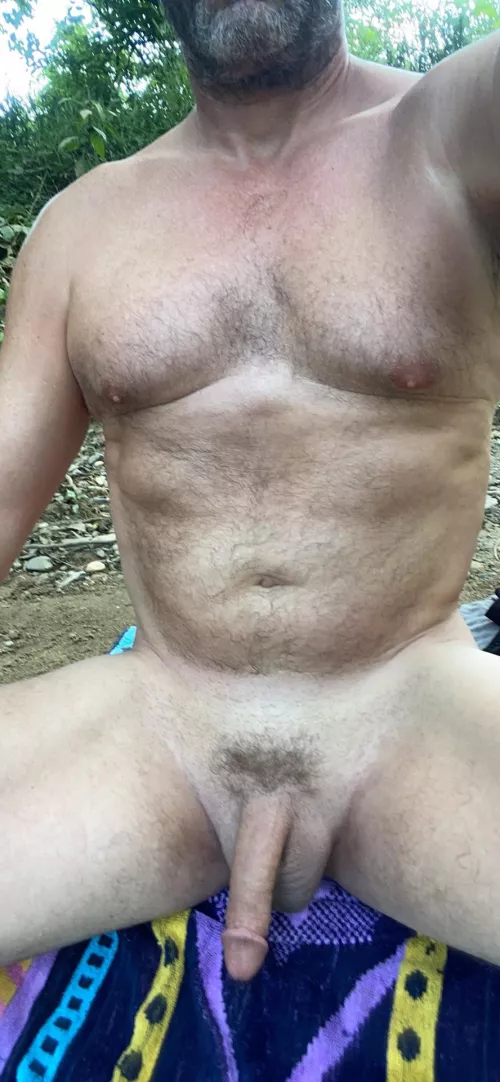 (53), laying out by the local river by keyman22