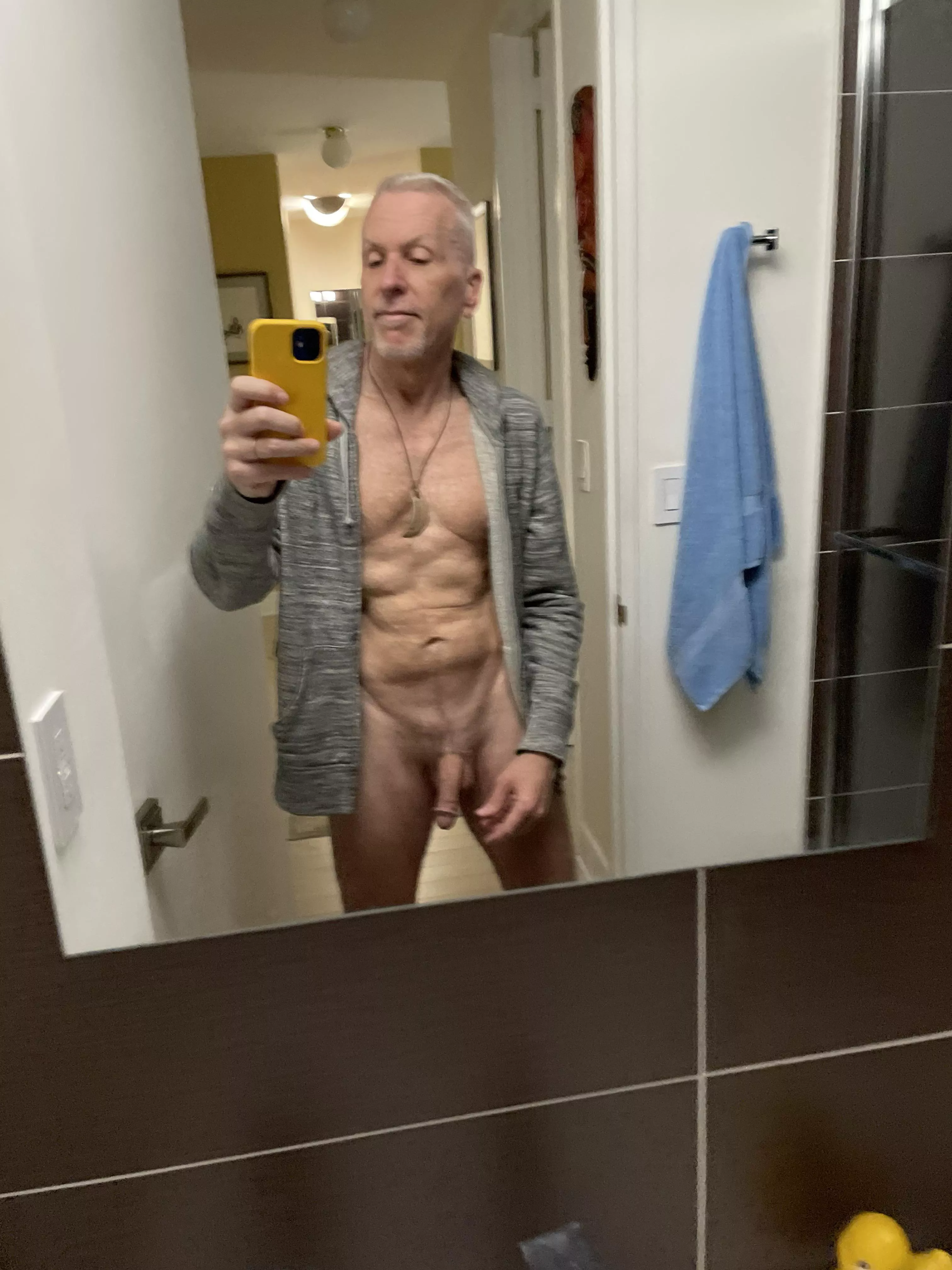 (58) was a little chilly this morning so I put on a hoodie posted by GayHotDaddyNYC
