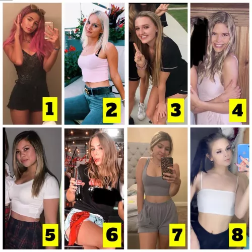 [8] If you could only fuck one of them for the rest of your life, who would it be? by SlyGuy888