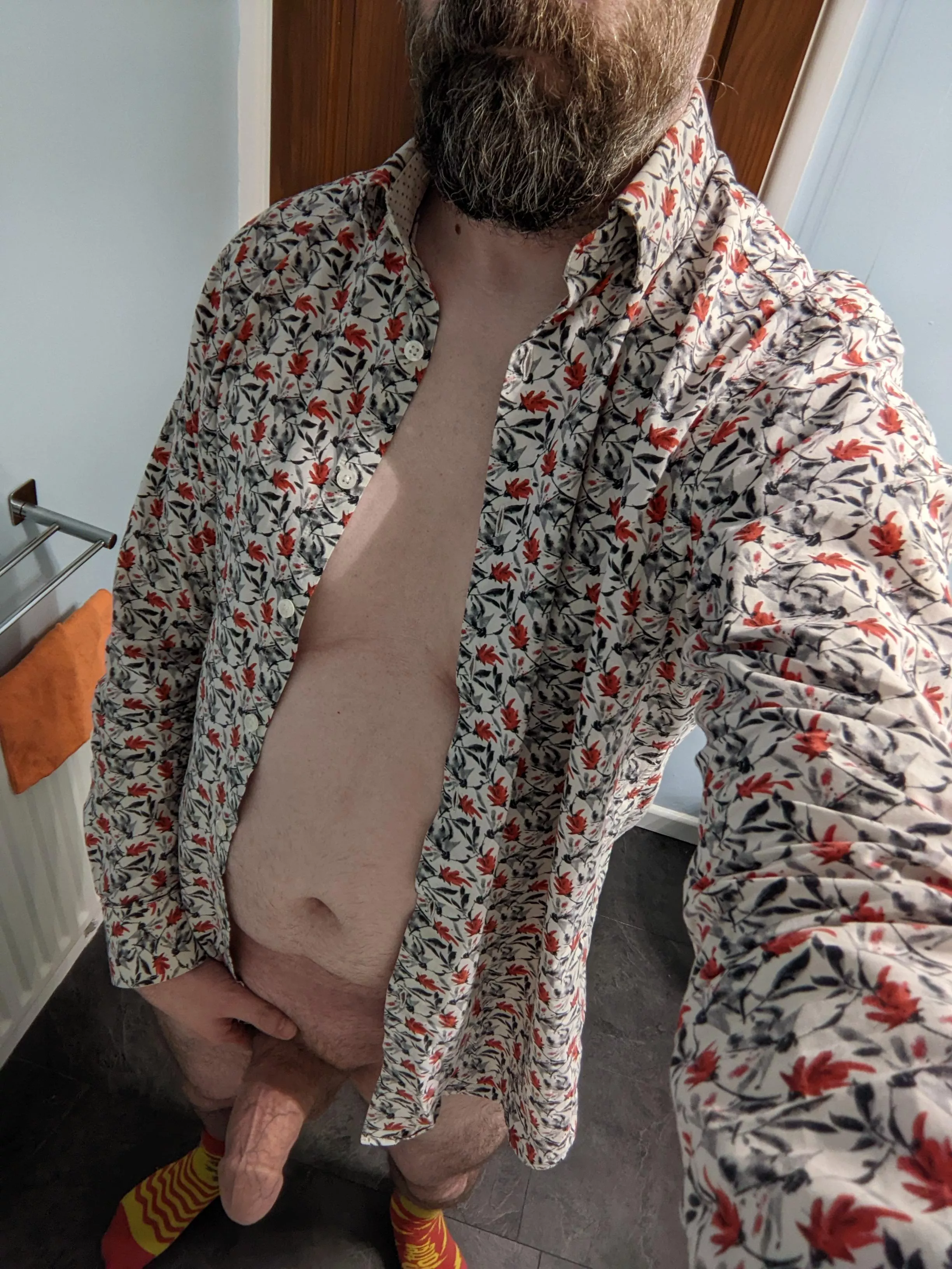 A beard, a boner and a colourful shirt! posted by Specsnrugs