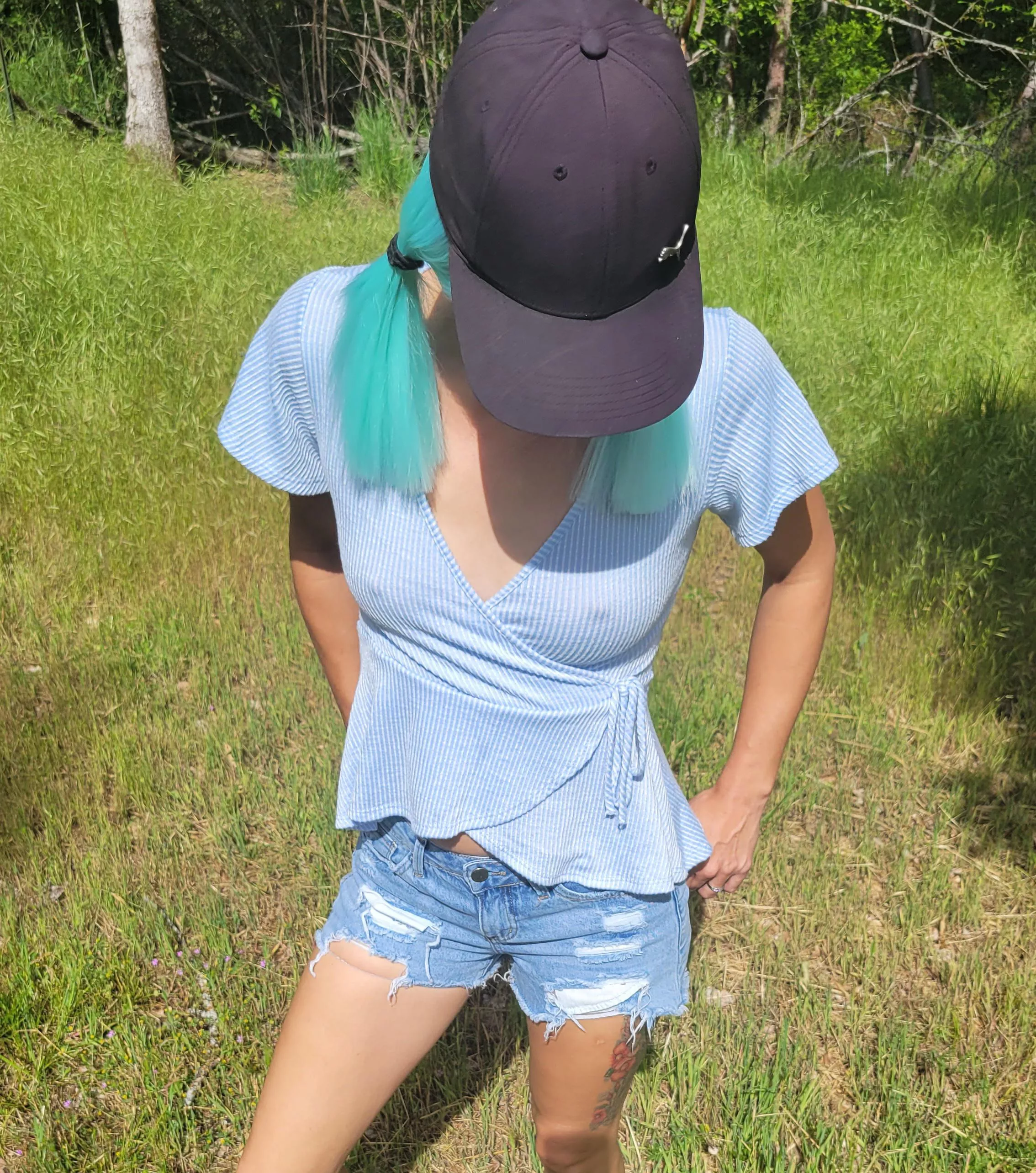 A beautiful day to go braless.. posted by lillisara