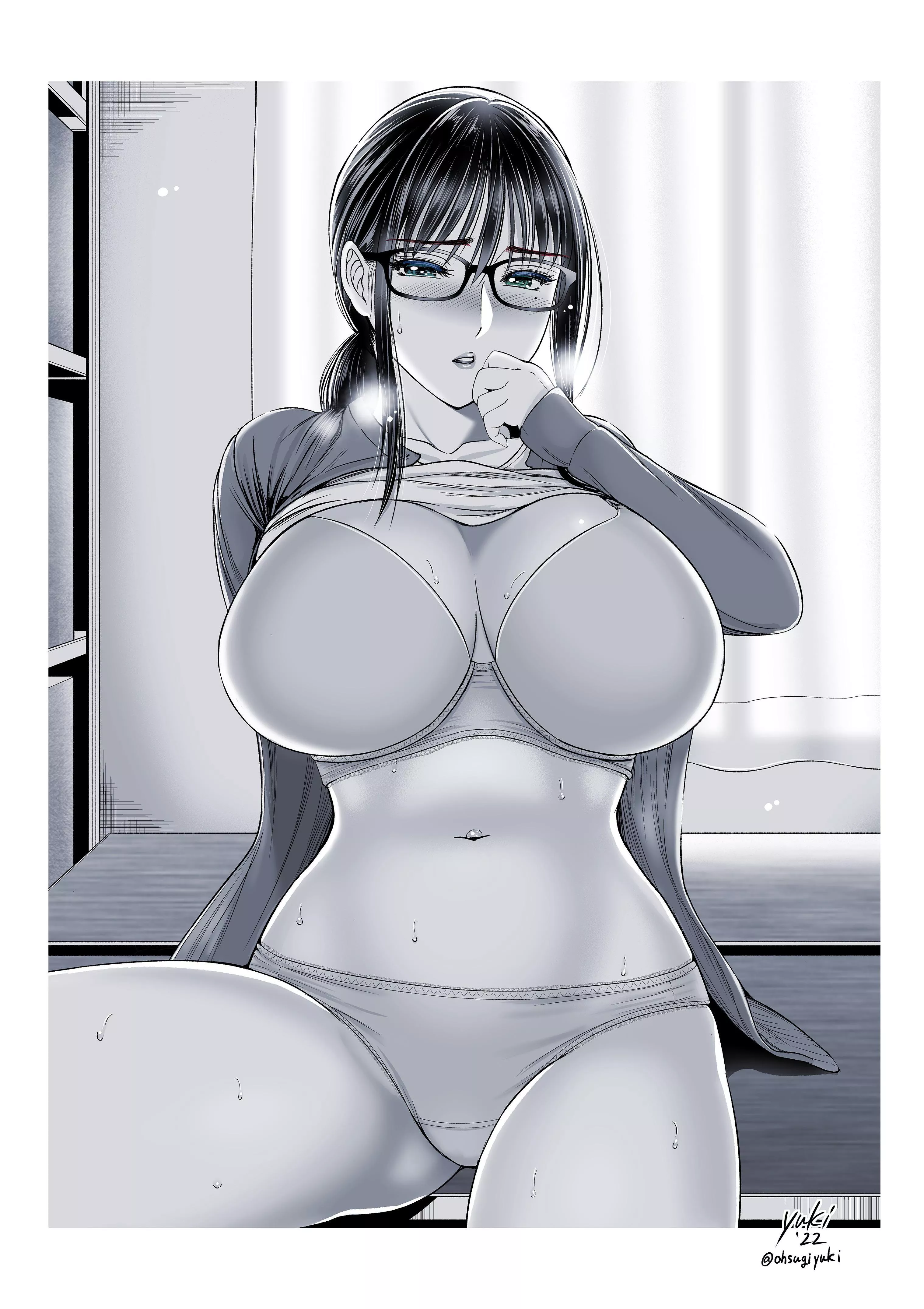 A beautiful yet flustered mommy. ( @ohsuguyuki ) posted by Hafuronin85