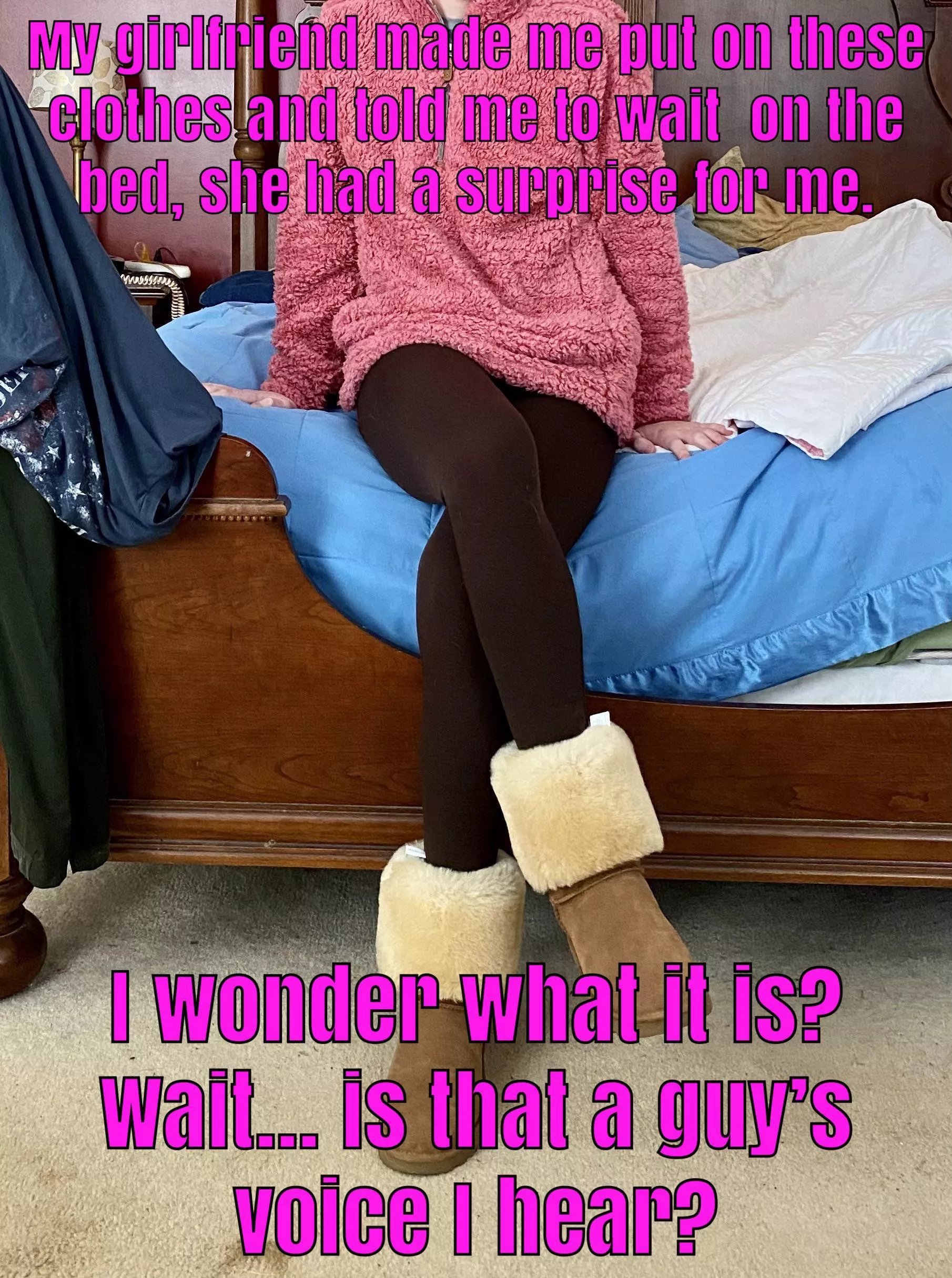 A caption someone made for me! posted by SouthernBelleSissy