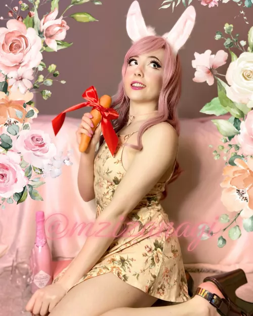 a carrot! 🐰💕 how did you know?! …i guess being a bunny gives it away huh… by mzizanagi