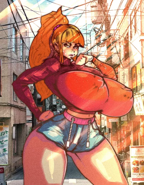 A date with a big redhead onee-san [Original] (@poweruser_sh) by Odbicie