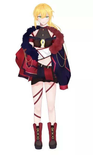 A few days ago I showed introduced you to me, now I'd like to show you my new live 2d model! twitch.tv/masalucci posted by yamask888