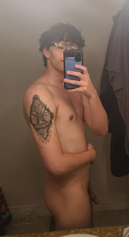 A friend told me my new tattoo gives sky block vibes and I can't un see it 😅 by Aware-Ad6926